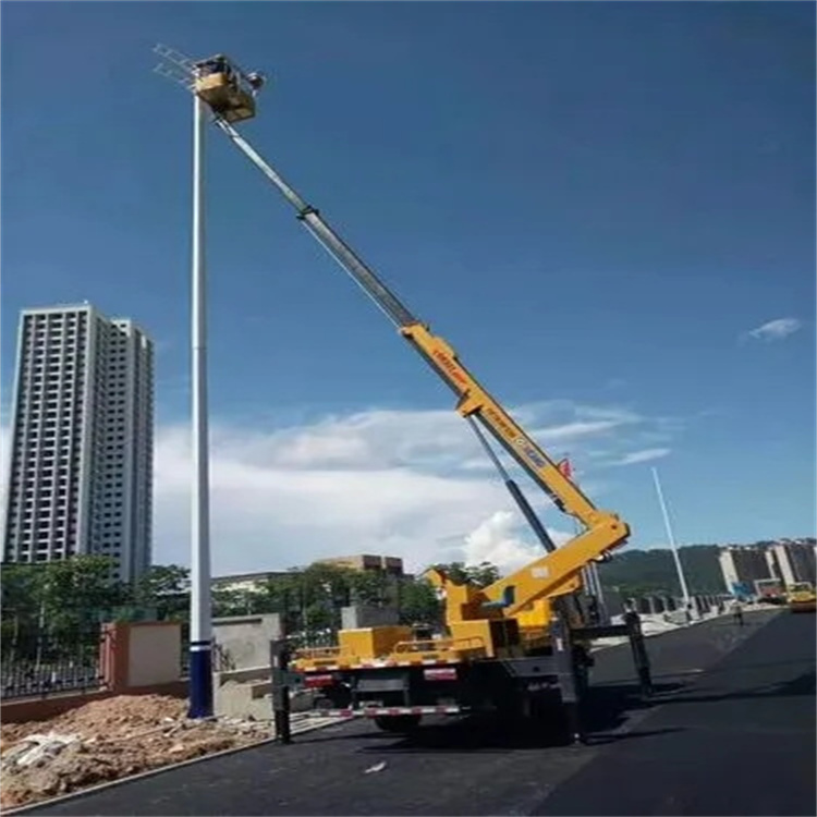 林州维修路灯的曲臂升降车出租